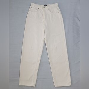 BDG Urban Outfitters High Rise Baggy Jeans Womens 29 Cream Y2K